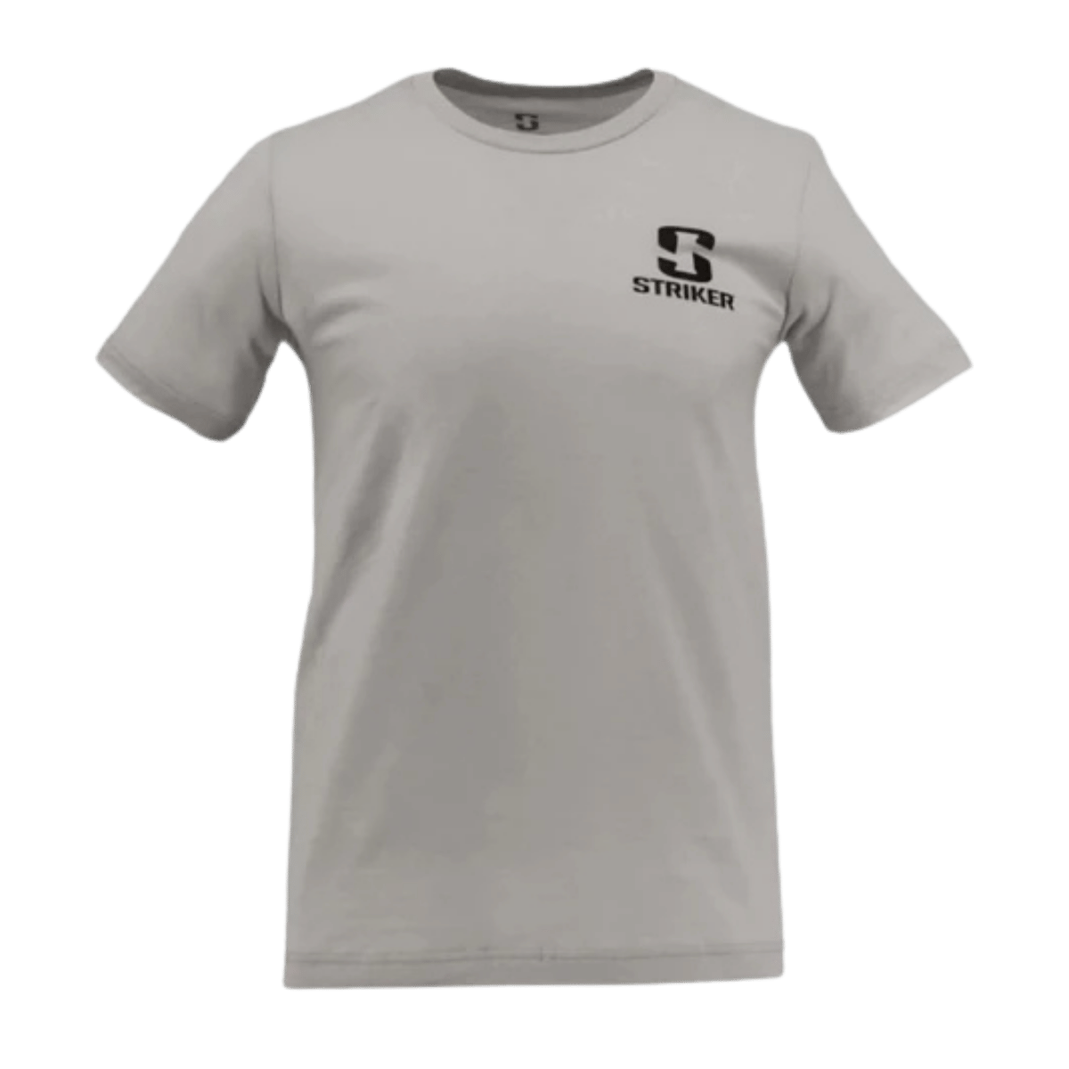 STRIKER BASS MEN'S SI LOGO T-SHIRT - SILVER - FRONT
