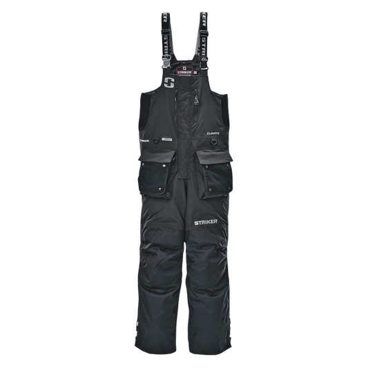 STRIKER BRANDS MEN'S CLIMATE BIB - BLACK_FRONT ANGLE