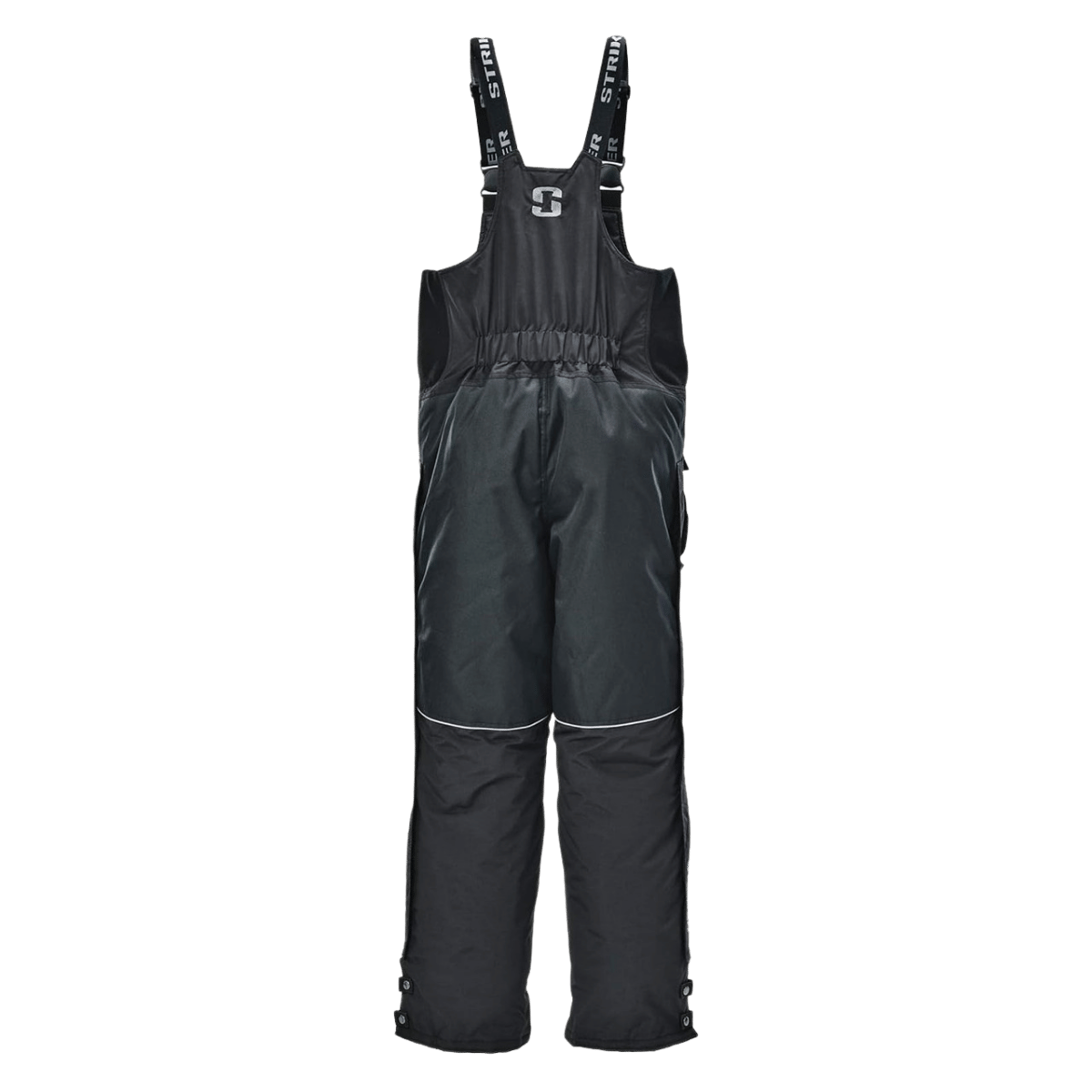 STRIKER BRANDS MEN'S CLIMATE BIB - BLACK_BACK ANGLE
