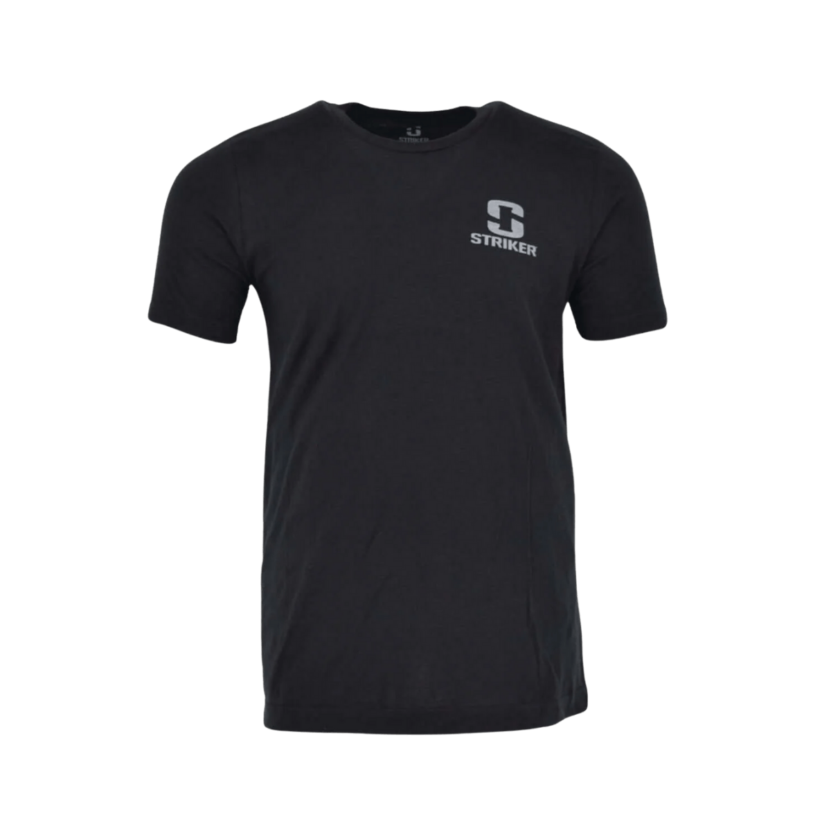 STRIKER BRANDS MUSKY T-SHIRT - BLACK - FRONT VIEW