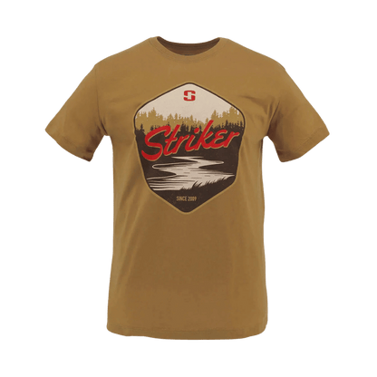 STRIKER RIVER T-SHIRT MENS - AMBER_FRONT ANGLE