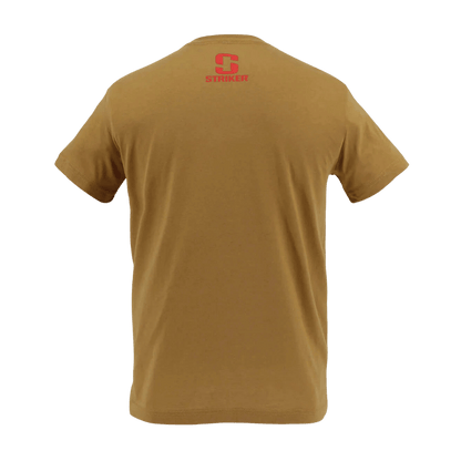 STRIKER RIVER T-SHIRT MENS - AMBER_BACK ANGLE