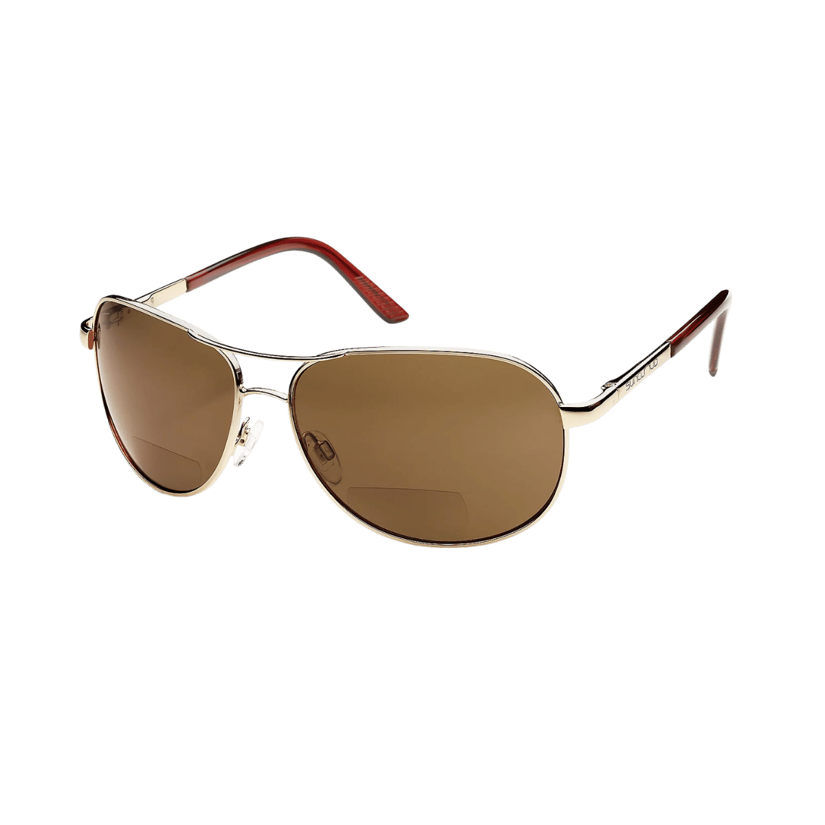 SUNCLOUD AVIATOR +2.50 SUNGLASSES GOLD