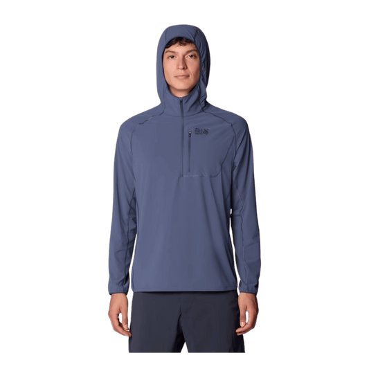 MOUNTAIN HARDWEAR MEN'S SUNSHIELD HOODY - MOON BLUE
