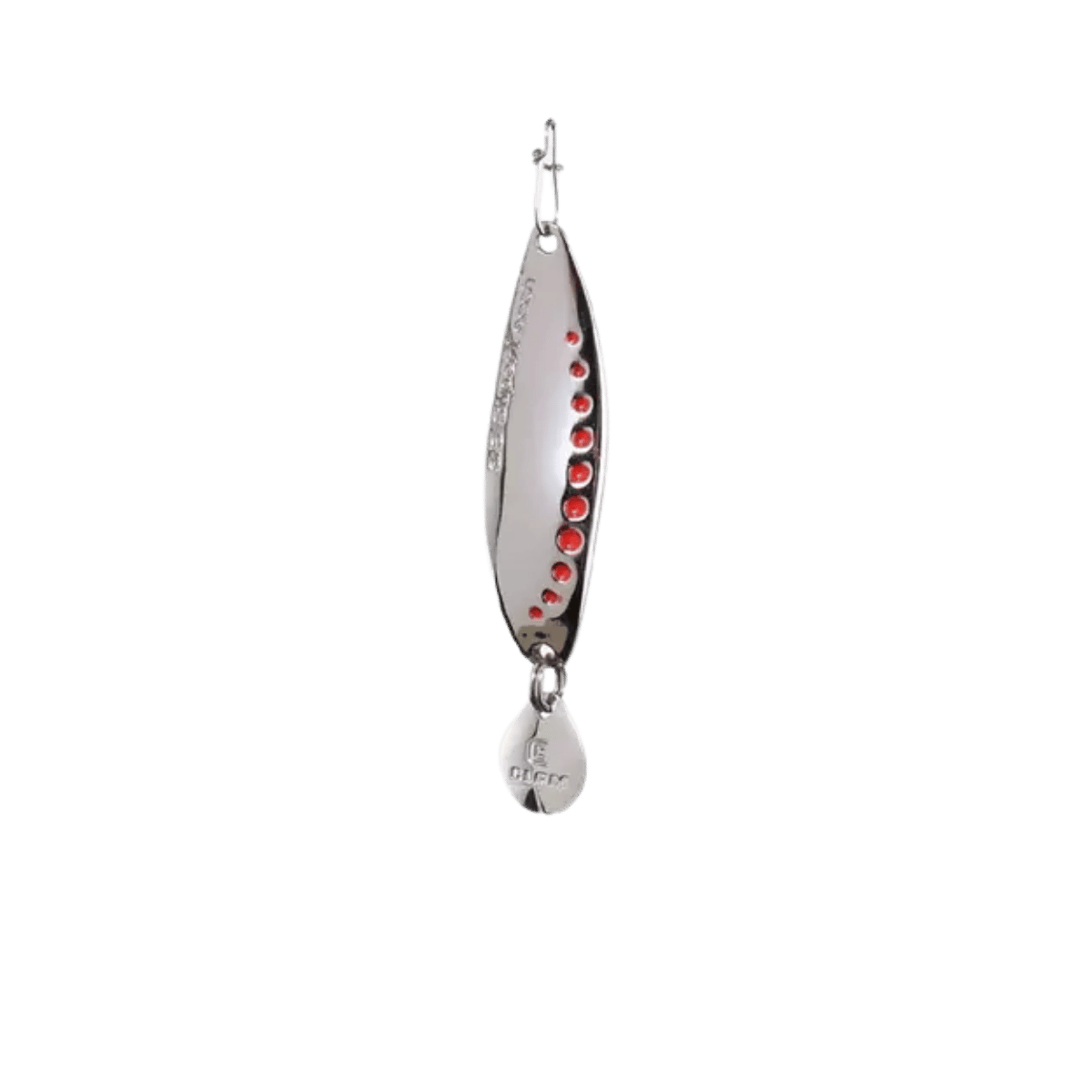 CLAM SUPER LEECH FLUTTER SPOON SZ06 - 3/8OZ - SUPER SILVER