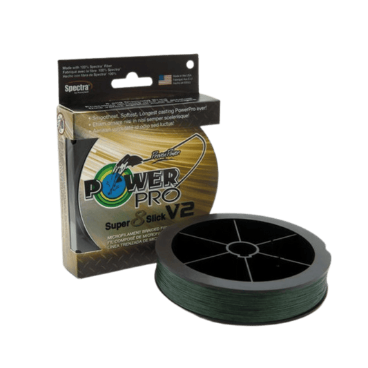 POWER PRO SUPER SLICK V2 150YD - 8LB - MOSS GREEN