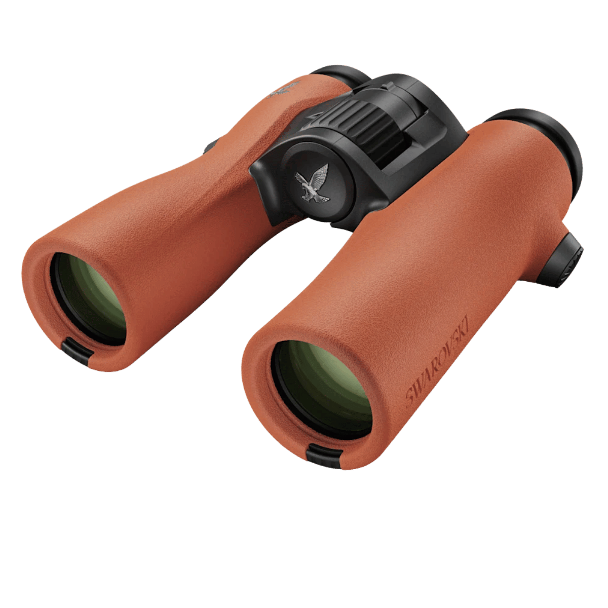 SWAROVSKI NL PURE 8X32 BINOCULARS - BURNT ORANGE_FRONT ANGLE