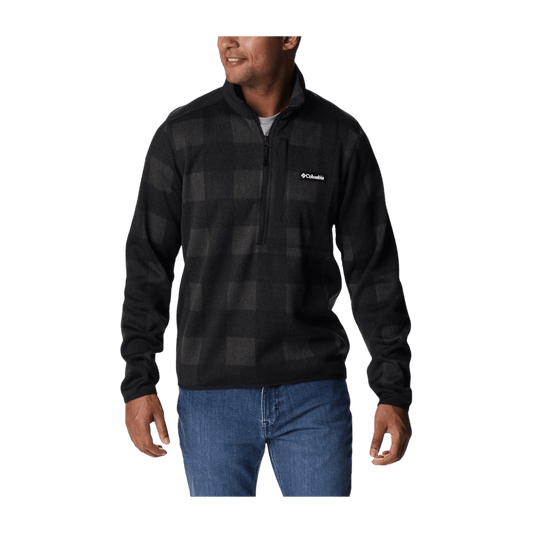 COLUMBIA MEN'S SWEATER WEATHER II PRINTED HZ - BLK BUFFALO