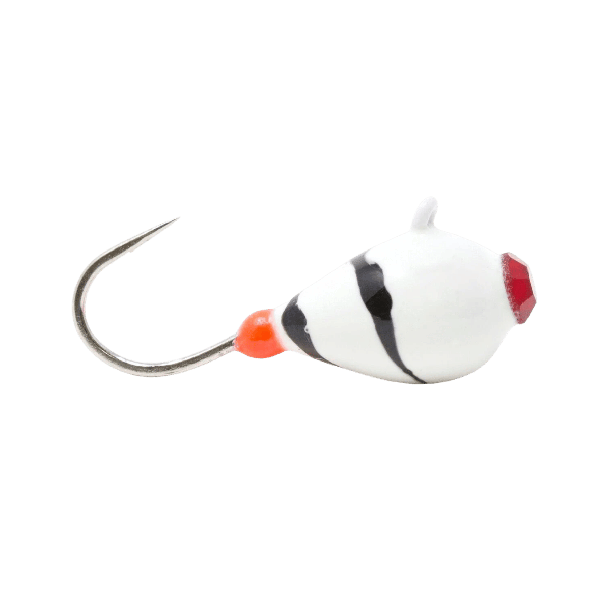 CLAM SWIRL DROP SZ12 - 1/16 OZ WHITE/BLK SWIRL