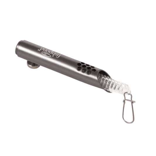 FISHPOND 360° SWIVEL RETRACTOR - GUNMETAL_MAIN IMAGE