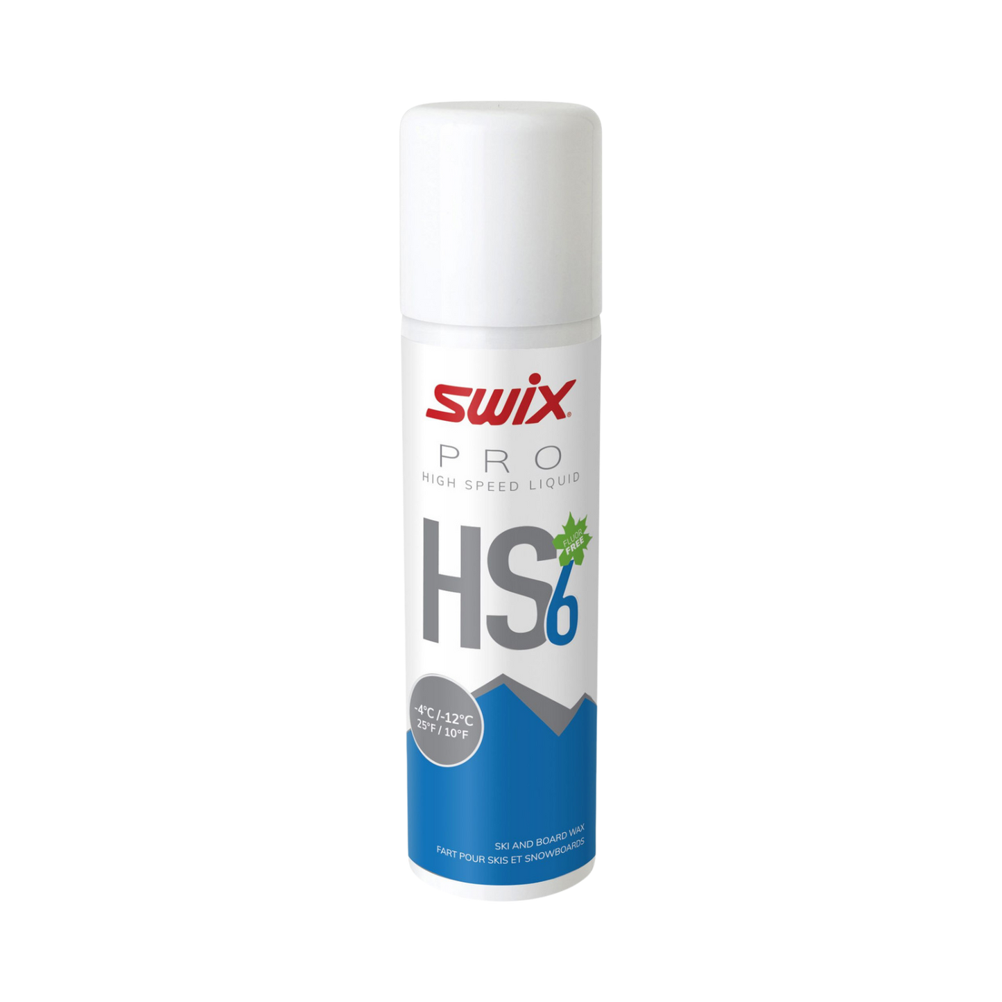 SWIX HIGH SPEED LIQ WAX 125ML USA BLUE
