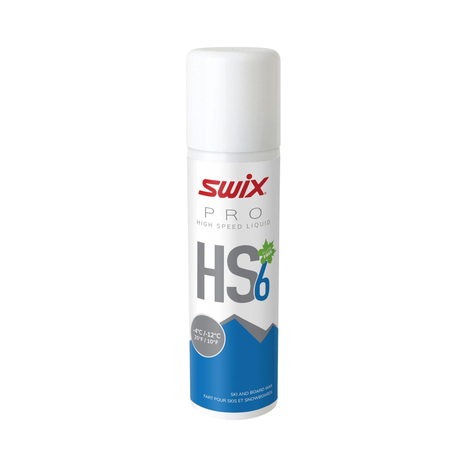 SWIX HIGH SPEED LIQ WAX 125ML USA BLUE