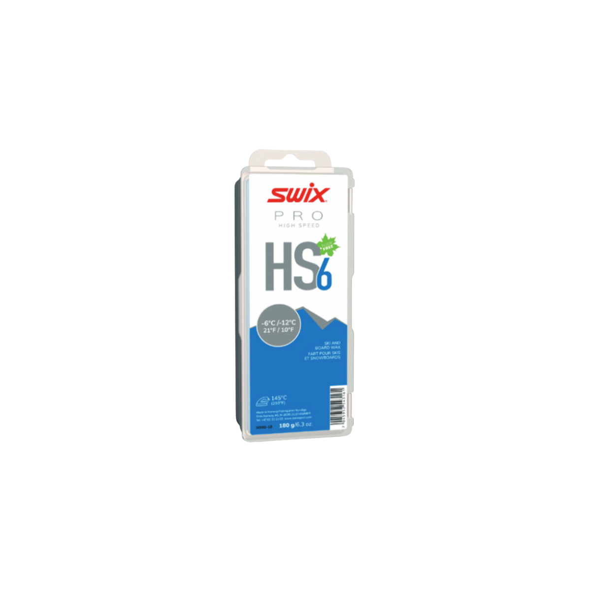 SWIX HIGH SPEED WAX 180G BLUE COLOR HS6
