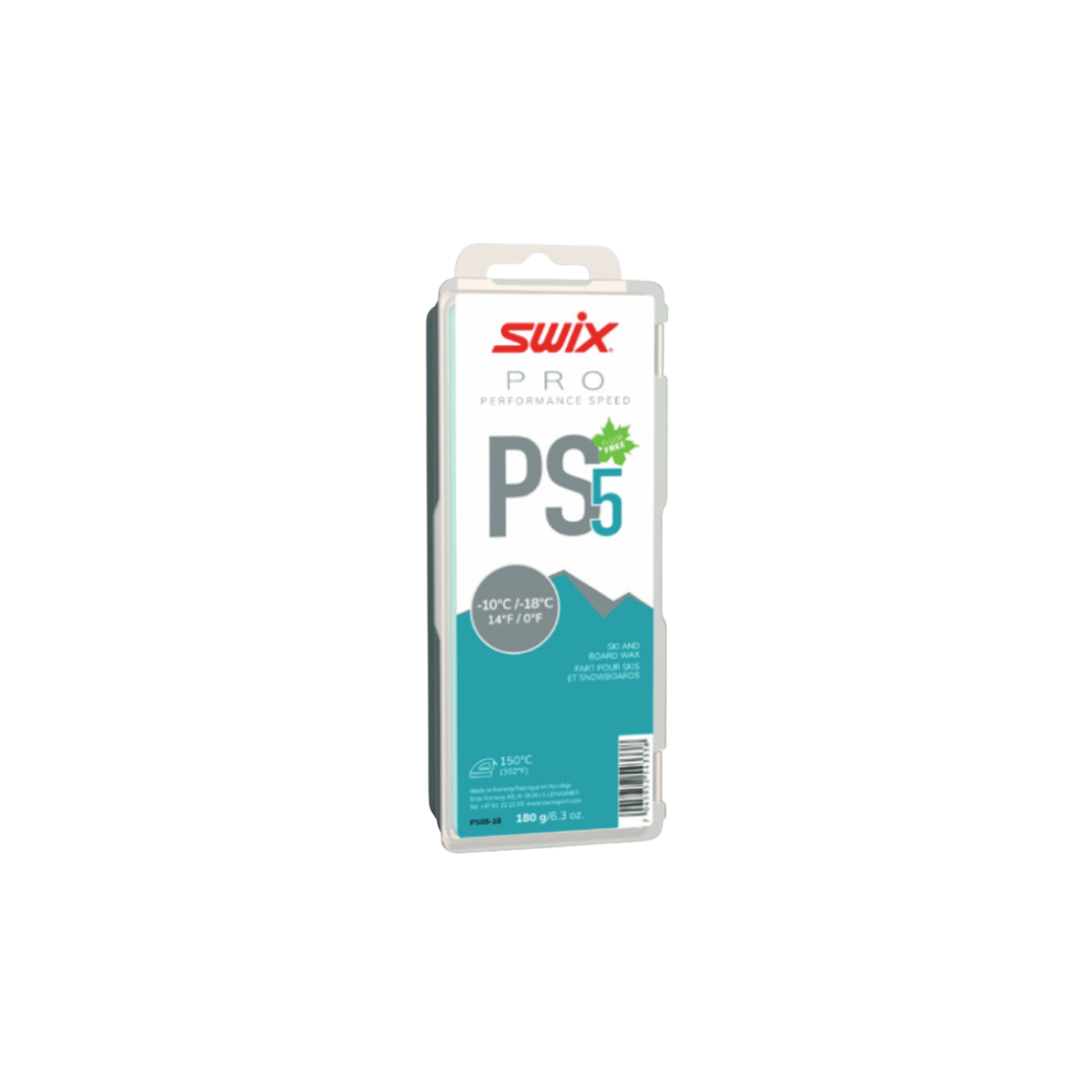 SWIX PERFORMANCE SPEED WAX 180G TURQUOISE