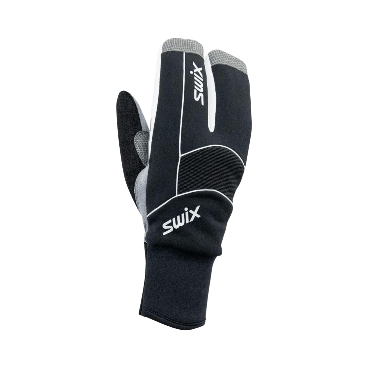 SWIX WOMENS STAR XC SPLIT MITTENS BLACK