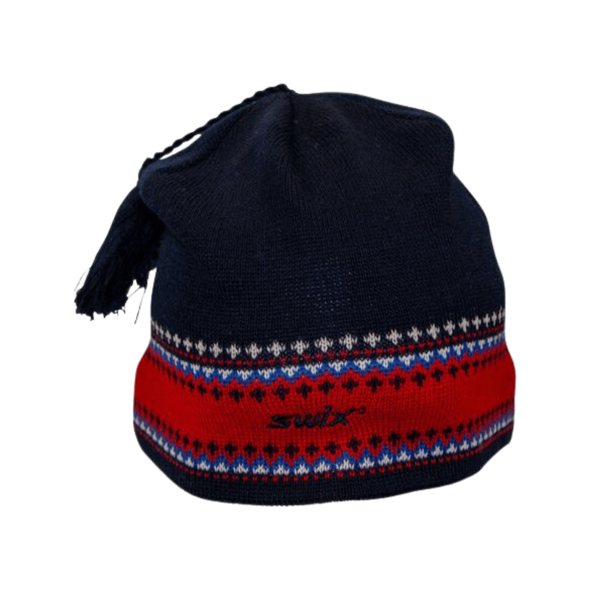 SWIX ANDERS TASSEL HAT ONE SIZE - NAVY