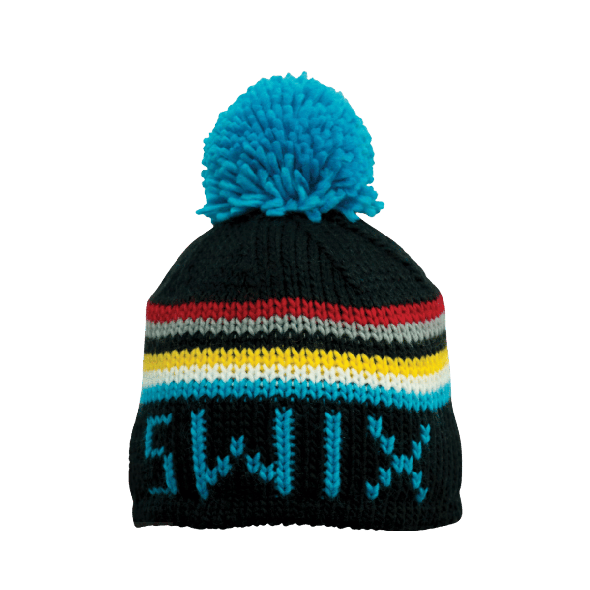 SWIX OLE RED POM HAT ONE SIZE - BLACK