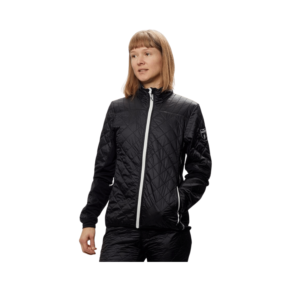 SWIX WOMENS MAYEN QUILTED JACKET BLACK