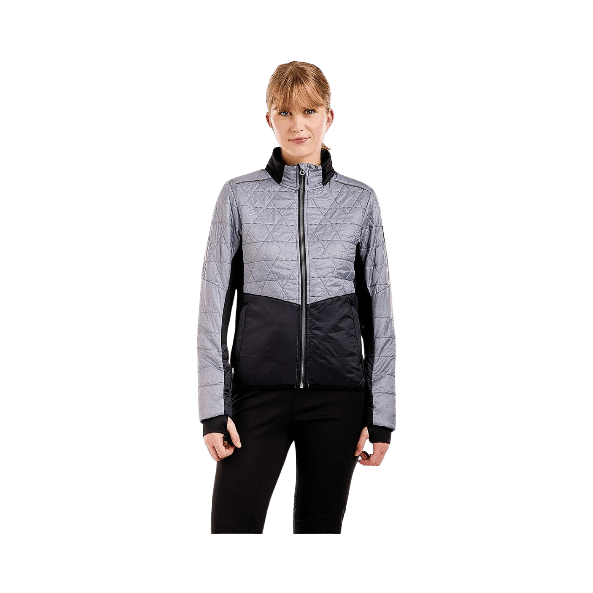 SWIX WOMENS MAYEN QUILTED JACKET LIGHT_GREY_MELANGE