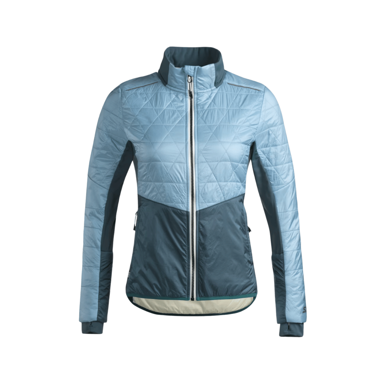 SWIX WOMENS MAYEN QUILTED JACKET BLUE GROTTO