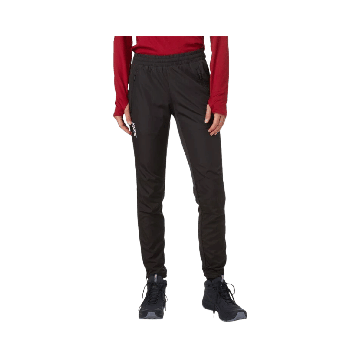 SWIX WOMENS UNIVERSAL X FZ PANT - BLACK