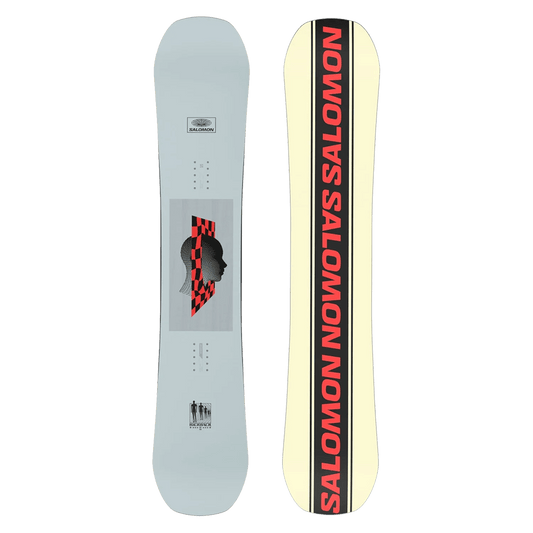 SALOMON KICKBACK SNOWBOARD 2024 - LIGHT GREY
