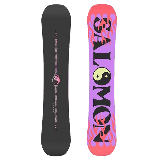 SALOMON OH YEAH WOMEN'S SNOWBOARD 2025 - BLACK/PINK