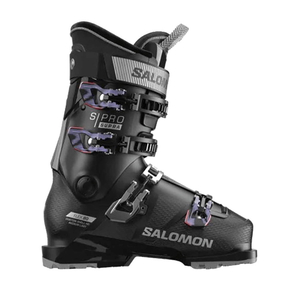 SALOMON WOMEN'S S/PRO SUPRA 80 GW SKI BOOTS 2025 - BLACK/SILVER
