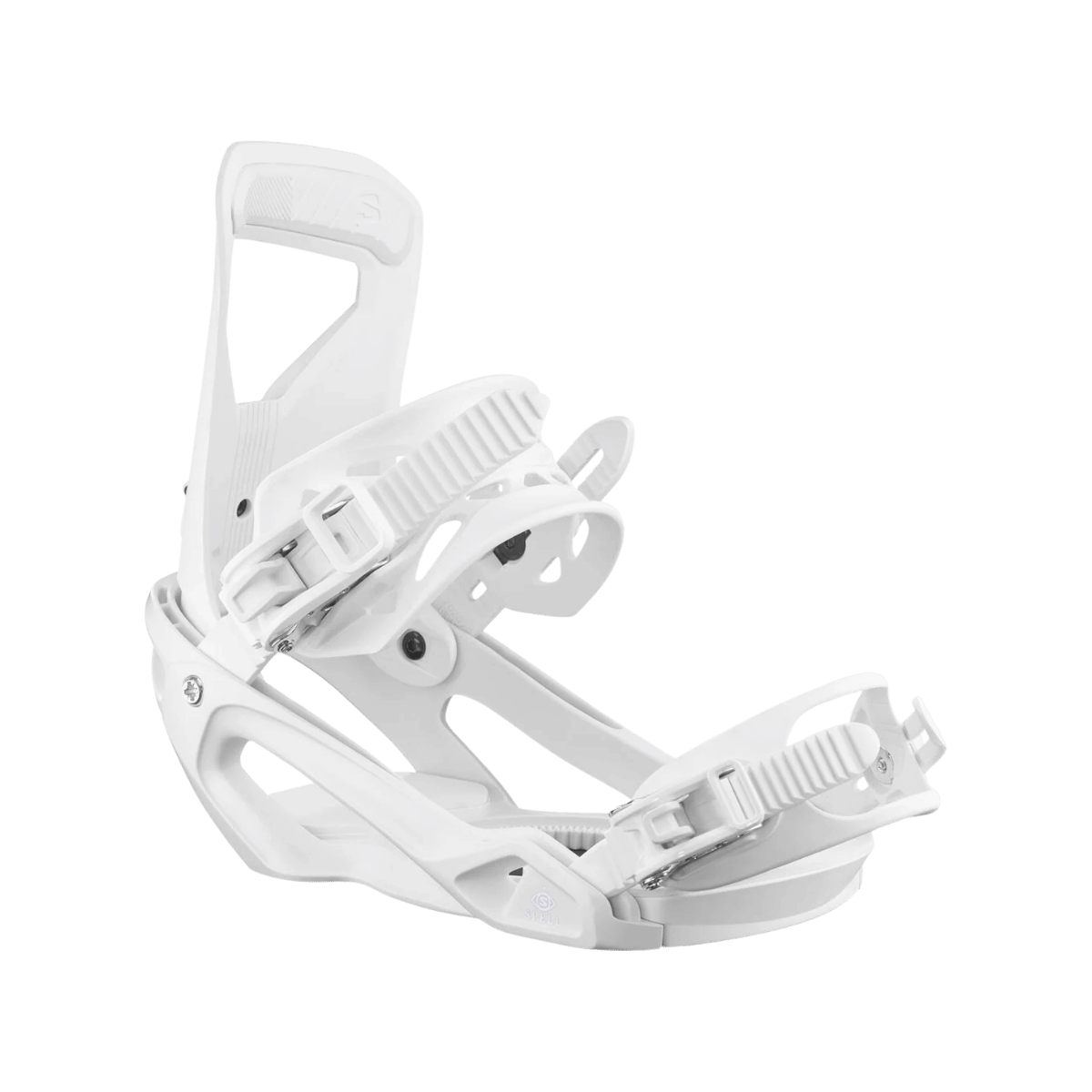 SALOMON WOMEN'S SPELL SB BINDINGS 2024 - WHITE - SIDE VIEW