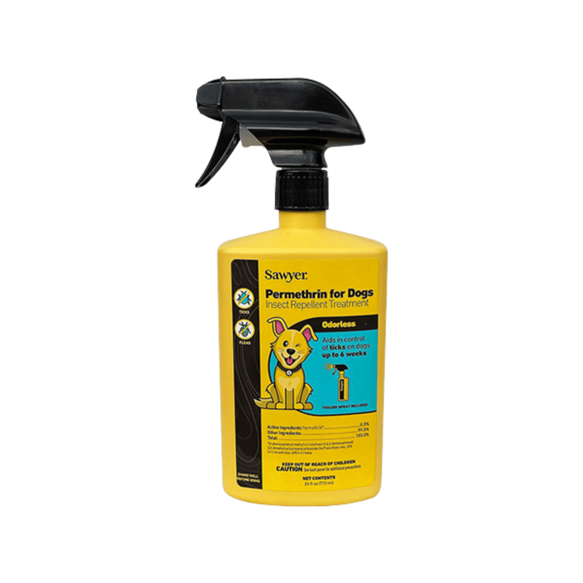 SAWYER PERMETHRIN DOG REPELLENT SPRAY 24 OZ