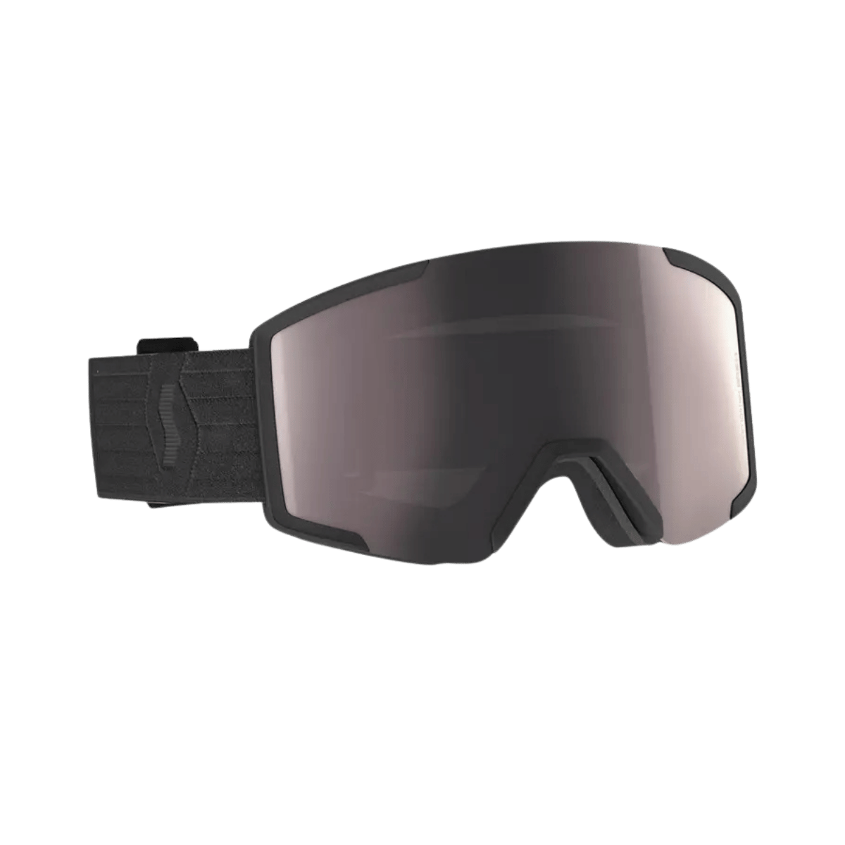 SCOTT USA SHIELD + XTRA LENS GOGGLES - BLACK - ENHANCER SILVER CHROME