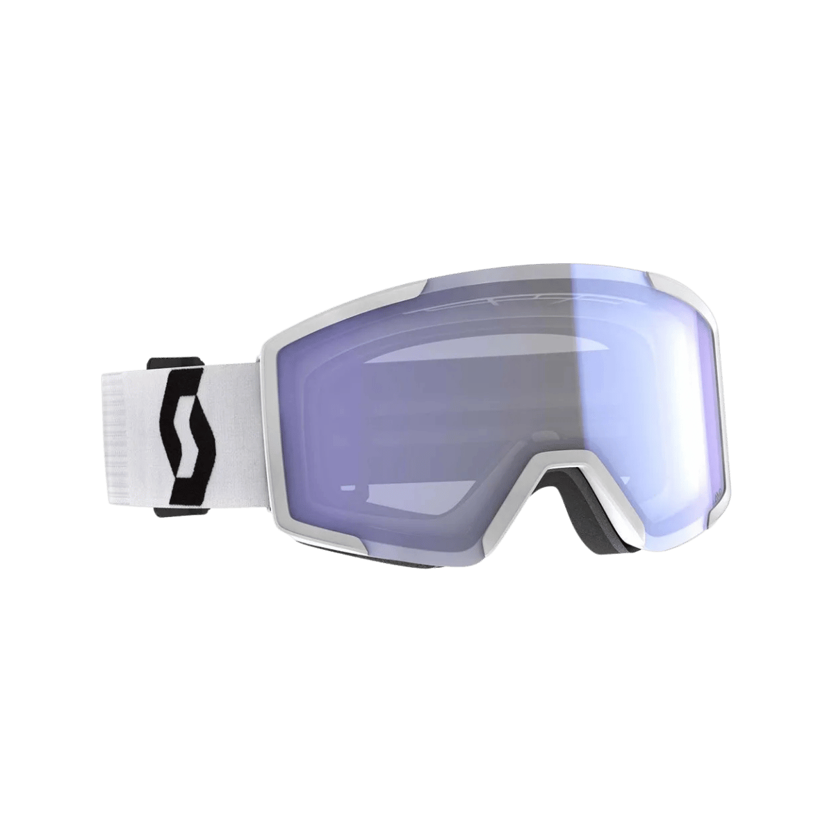 SCOTT USA SHIELD + XTRA LENS GOGGLES - WHITE - ENHANCER BLUE CHROME