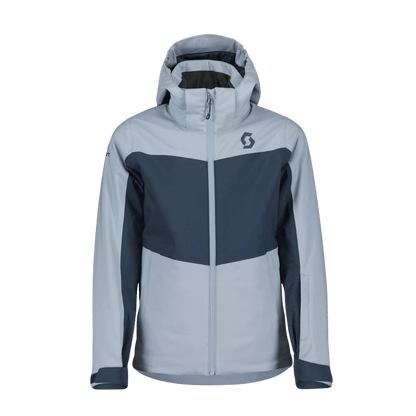 SCOTT USA WOMEN'S ULTIMATE DRYO 10 JACKET - GLACE BLUE/METAL BLUE - FRONT VIEW