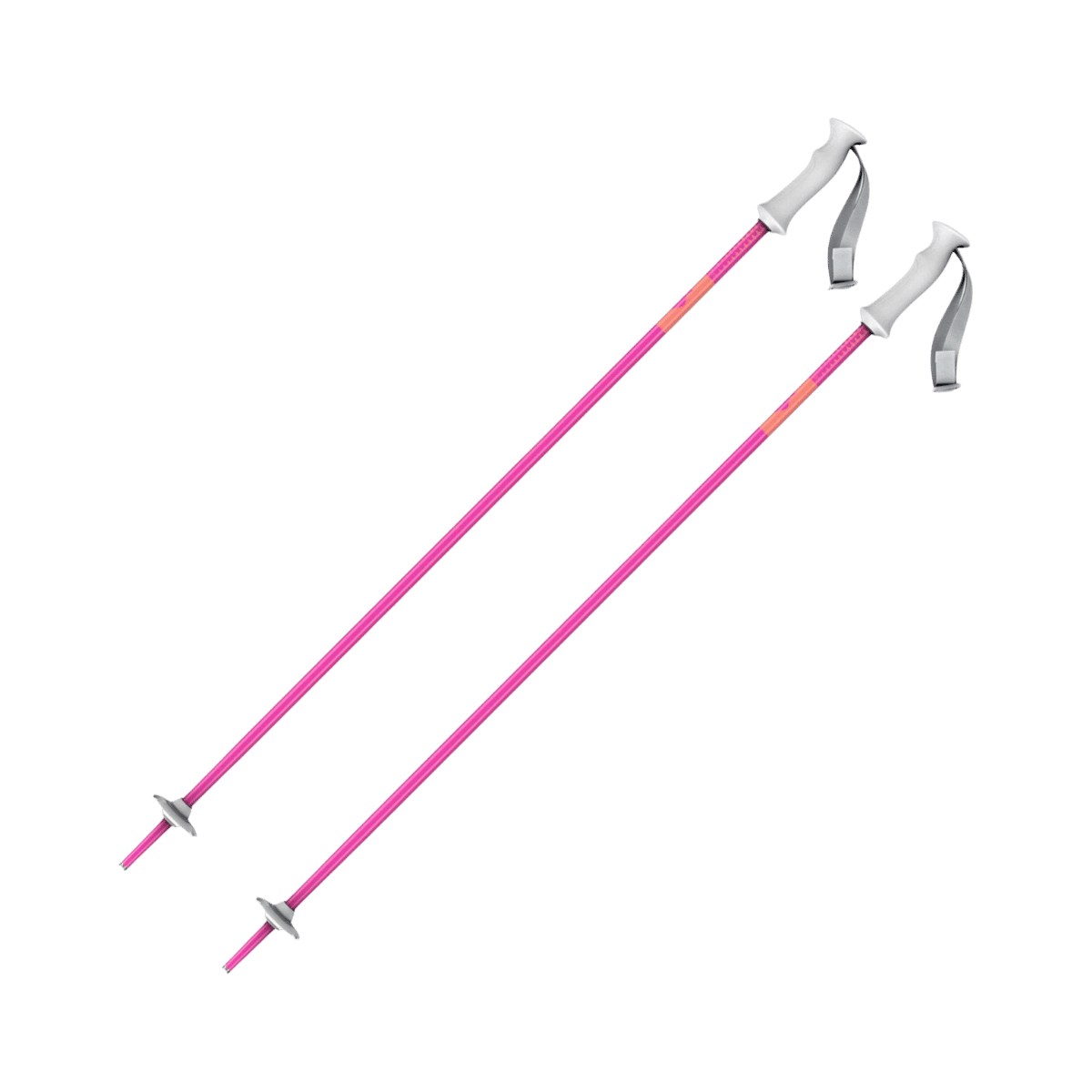 SCOTT USA ELEMENT JUNIOR SKI POLES - HI VIZ PINK