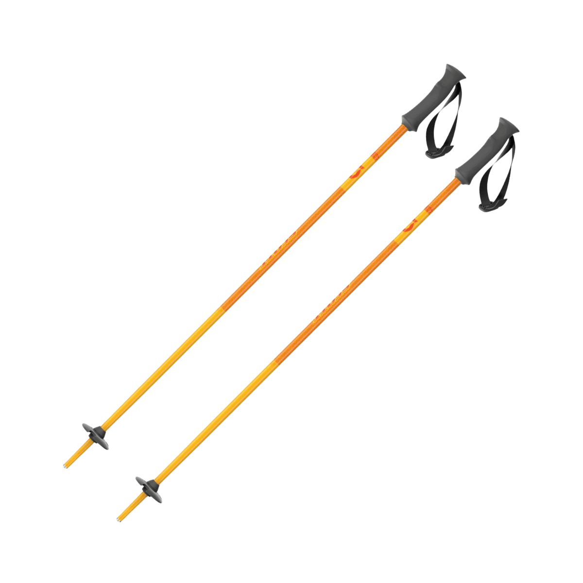 SCOTT USA ELEMENT JUNIOR SKI POLES - NEON ORANGE