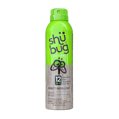 SHUBUG ACTIVE INSECT REPELLENT SPRAY 6 OZ - FRONT VIEW
