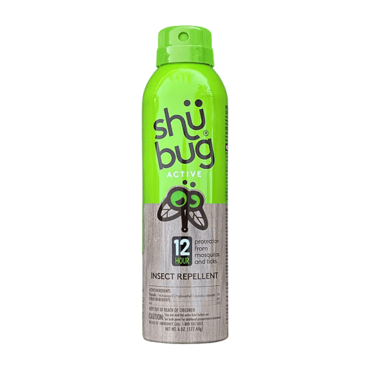 SHUBUG ACTIVE INSECT REPELLENT SPRAY 6 OZ - FRONT VIEW