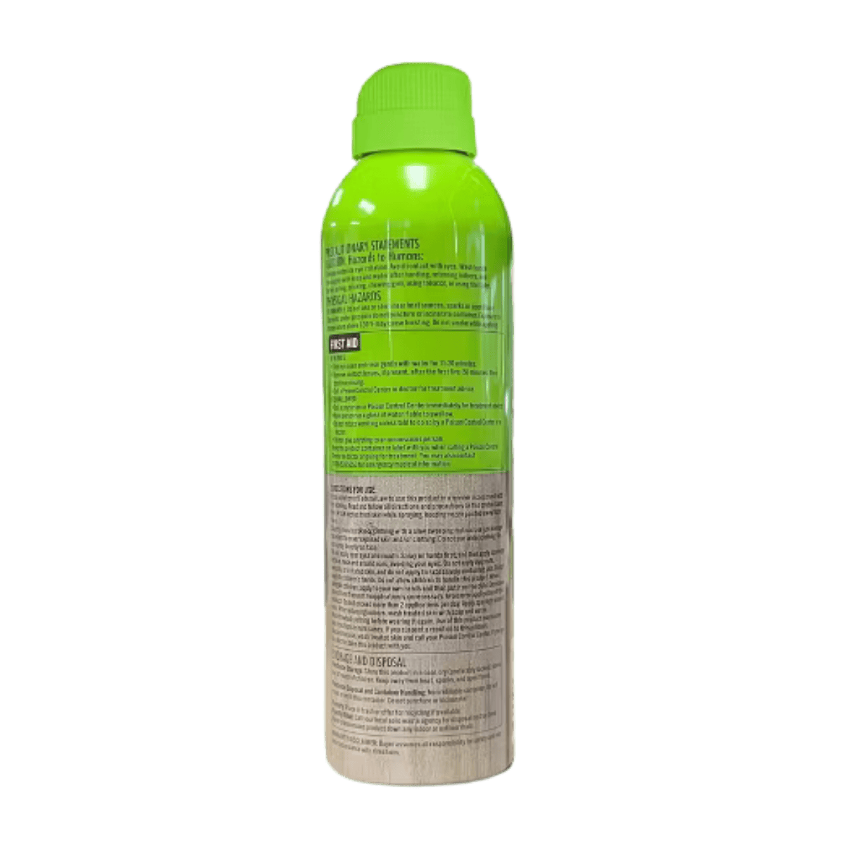 SHUBUG ACTIVE INSECT REPELLENT SPRAY 6 OZ - BACK VIEW