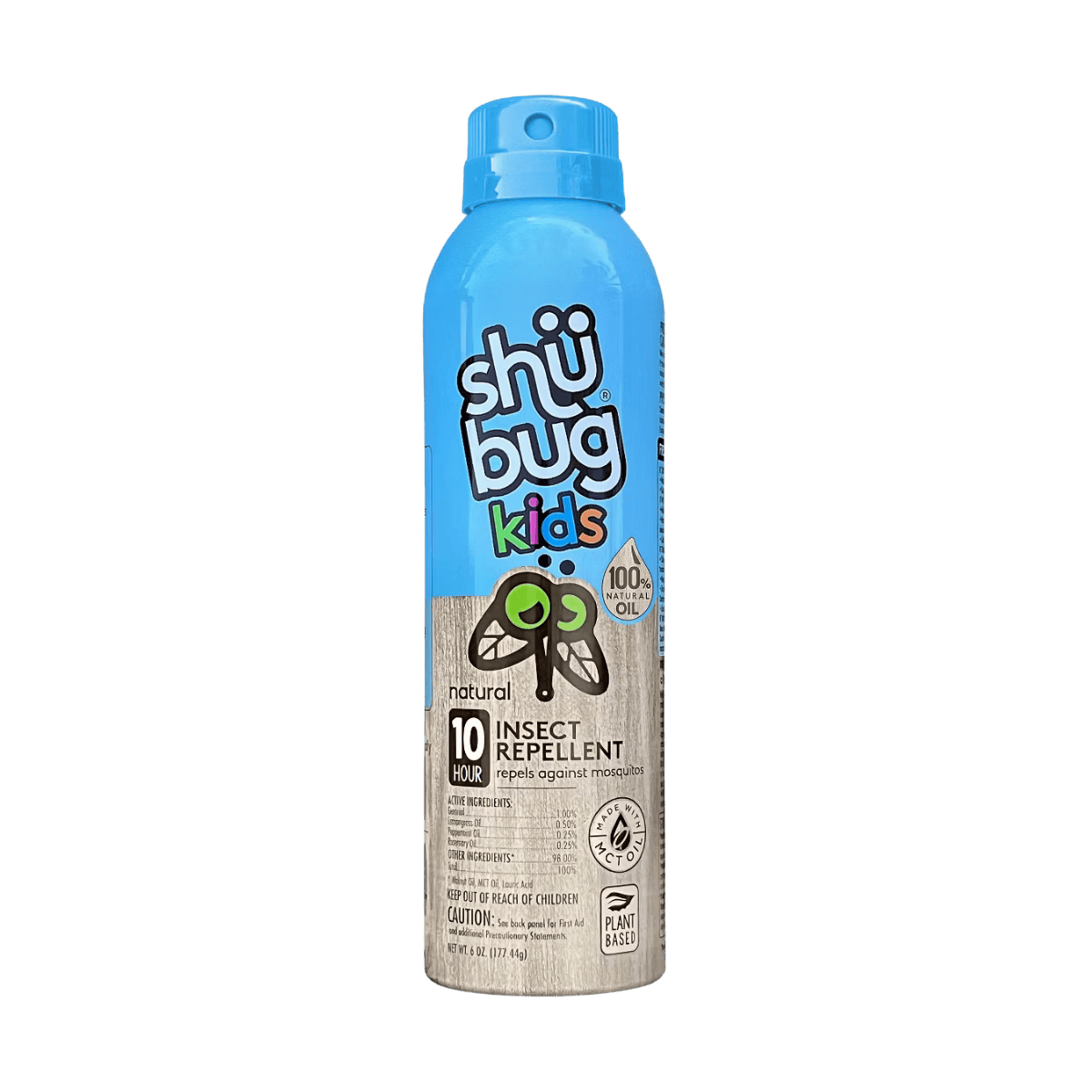 SHUBUG KIDS INSECT REPELLENT SPRAY 6 OZ - FRONT VIEW