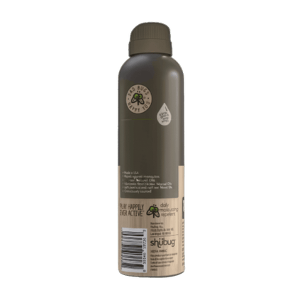 SHUBUG NAT INSECT REPELLENT SPRAY 6 OZ - BACK VIEW