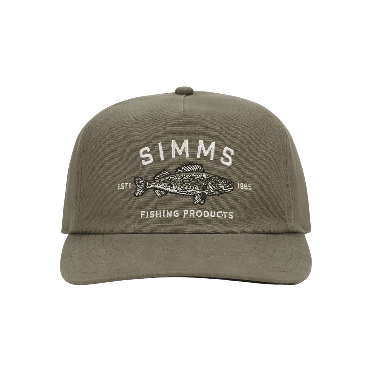 SIMMS DOUBLE HAUL CAP - LODEN - ONE SIZE - FRONT VIEW