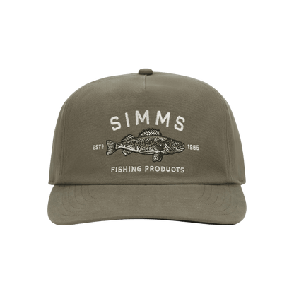 SIMMS DOUBLE HAUL CAP - LODEN - ONE SIZE - FRONT VIEW
