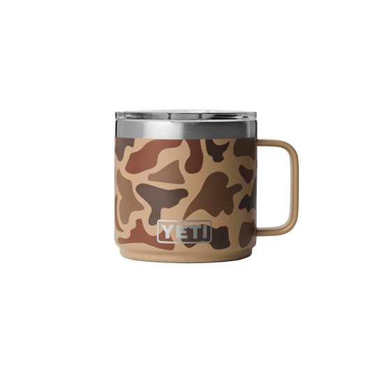 YETI RAMBLER 14OZ STACKABLE MUG - WETLANDS CAMO