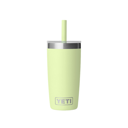YETI RAMBLER JR TUMBLER WITH SILICONE STRAW LID - 10 OZ