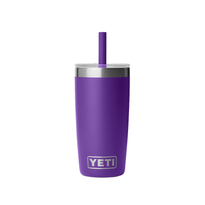YETI RAMBLER JR TUMBLER WITH SILICONE STRAW LID - 10 OZ
