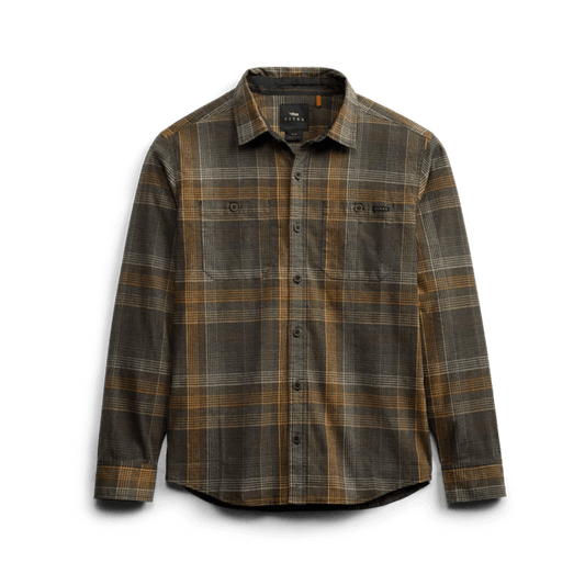 SITKA AMBARY LONG SLEEVE SHIRT COYOTE EMBER FALL PLAID