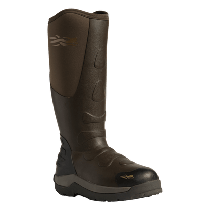 SITKA BACK 40 HUNTING BOOT EARTH FRONT SIDE VIEW