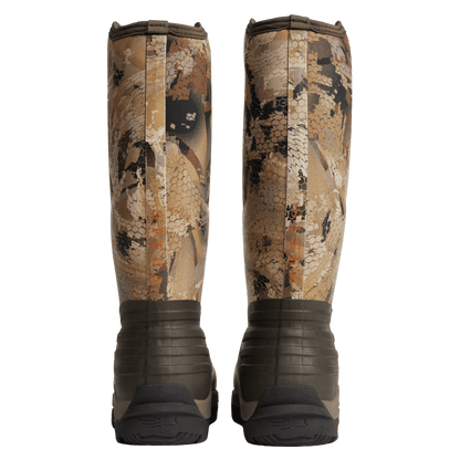 SITKA BACK 40 HUNTING BOOT WATERFOWL MARSH BACK VIEW