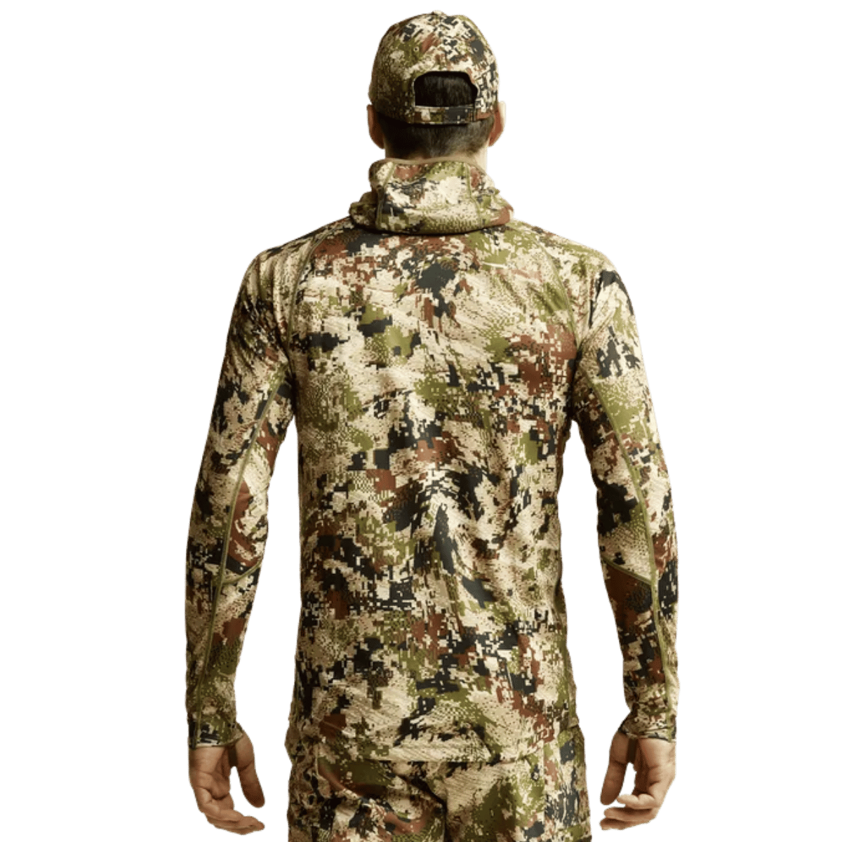 SITKA CORE LIGHT WEIGHT HOODY SUBALPINE  BACK VIEW