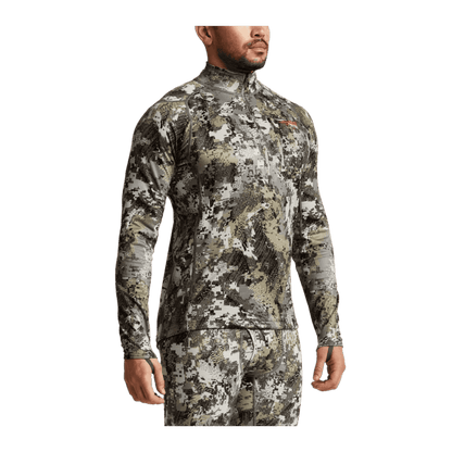 SITKA CORE MIDWEIGHT ZIP-T - ELEVATED II - SIDE VIEW